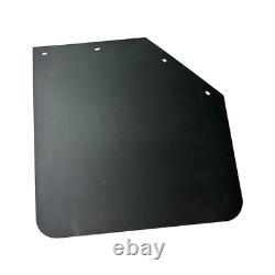 Semi Truck Stainless 2.5Angled Steel Spring Loaded Mudflap Hanger Kit & Mudflap