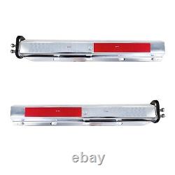 Semi Truck Straight Spring Loaded Mud Flap Hanger Stainless Steel RH & LH 1.125