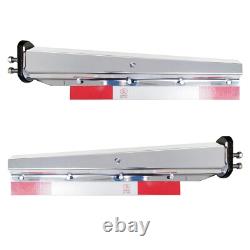 Semi Truck Straight Spring Loaded Mud Flap Hanger Stainless Steel RH & LH 1.125