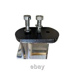 Semi Truck Straight Spring Loaded Mud Flap Hanger Stainless Steel RH & LH 1.125