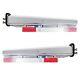 Semi Truck Straight Spring Loaded Mud Flap Hanger Stainless Steel Rh & Lh 2.5