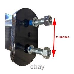 Semi Truck Straight Spring Loaded Mud Flap Hanger Stainless Steel RH & LH 2.5