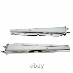 Semi Truck Straight Spring Loaded Mud Flap Hanger Stainless Steel RH & LH 2.5