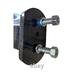 Semi Truck Straight Spring Loaded Mud Flap Hanger Stainless Steel RH & LH 2.5