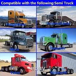 Semi Truck Straight Spring Loaded Mud Flap Hanger Stainless Steel RH & LH 2.5
