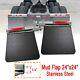 Semi Truck Trailer Mud Flap 24x24 & 2.5stainless Steel Straight Loaded Hanger
