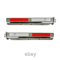 Semi Truck Trailer Mud Flap 24x24 & 2.5Stainless Steel Straight Loaded Hanger