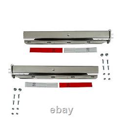 Semi Truck Trailer Mud Flap 24x24 & 2.5Stainless Steel Straight Loaded Hanger