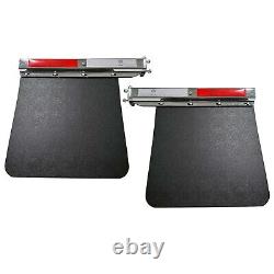 Semi Truck Trailer Mud Flap 24x30 & 2.5Stainless Steel Straight Loaded Hanger