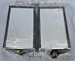 Set 0f (2) NEW Open Road 5 X 10 Stainless Steel Mirror Semi Trucks