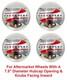(set/4) Hubcaps For 1941-1948 Chevy Car / Truck With 7.5 Dia Hubcap Opening