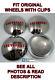 (set/4) Stainless Hubcaps With Red Lettering 1947-53 Chevrolet 1/2t Pickup Truck
