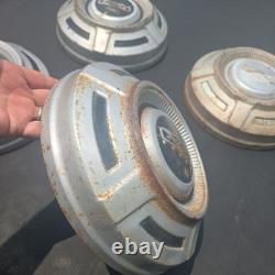 Set Of 4 1967-1972 Ford Truck F250 3/4 Ton Painted Steel Hubcaps Hub Caps 12