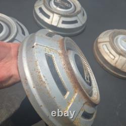 Set Of 4 1967-1972 Ford Truck F250 3/4 Ton Painted Steel Hubcaps Hub Caps 12