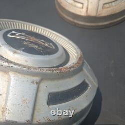 Set Of 4 1967-1972 Ford Truck F250 3/4 Ton Painted Steel Hubcaps Hub Caps 12