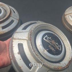 Set Of 4 1967-1972 Ford Truck F250 3/4 Ton Painted Steel Hubcaps Hub Caps 12