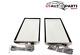 Set X2 Mirror Stainless Steel West Coast 7x16 Heated For Heavy Duty Trucks