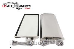 Set X2 Mirror Stainless Steel West Coast 7x16 Heated For Heavy Duty Trucks