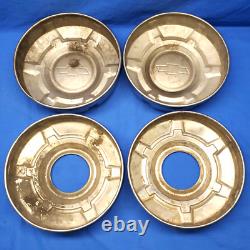 Set of 4 1973 1974 1975 Chevy 4x4 4WD Truck 1/2 Ton Dog Dish Hubcaps