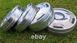 Set of 4 1978-1991 Ford Truck Hubcaps 12 3/4 Ton F250 16 Deep 1985 1987 F350