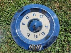 Set of 6 1957-1959 Ford Fairlane Galaxie 10.5 Custom Hub Caps Hubcaps 1958 4