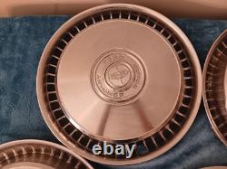 Set of stainless 76-91 Ford Truck HUB CAPS 15 F100 F150 Wheel Covers 1976-1991