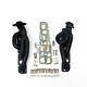 Shorty Exhaust Headers For 09-14 Dodge Ram 1500 2wd 4wd 5.7l Trucks V8 1-5/8 Bk