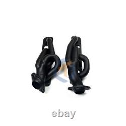 Shorty Exhaust Headers for 09-14 Dodge Ram 1500 2WD 4WD 5.7L Trucks V8 1-5/8 BK
