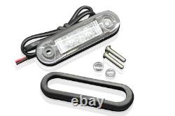 Side Bars + White LED To Fit Volvo FH4 2013-2021 4x2 Stainless Steel Truck Tubes