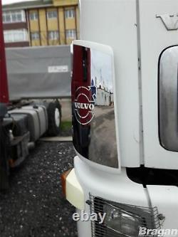 Side Dirt Deflector Chrome Trim For Volvo FH3 FH4 Truck Stainless Steel 2pc Set