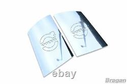 Side Dirt Deflector Chrome Trim For Volvo FH3 FH4 Truck Stainless Steel 2pc Set