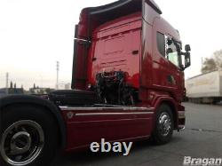 Side Skirt Top Trims For Scania P G R 6 Series 2009+ 6x2 Stainless Steel Truck