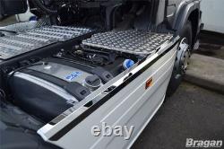 Side Skirt Top Trims For Scania P G R 6 Series 2009+ 6x2 Stainless Steel Truck