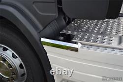 Side Skirt Top Trims For Scania P G R 6 Series 2009+ 6x2 Stainless Steel Truck
