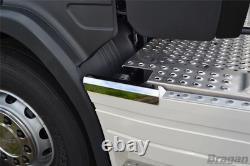 Side Skirt Top Trims For Scania P G R 6 Series 2009+ 6x2 Stainless Steel Truck