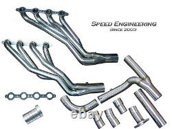 Speed Engineering Silverado Sierra Truck 1 7/8 Headers Y-Pipe 07-13 4.8 5.3 6.0