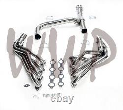 Stainless 1-7/8 Long Exhaust Header 99-06 Chevy/GMC Truck/SUV 4.8L/5.3L/6.0L V8
