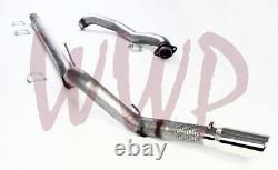 Stainless 4Filter Back Exhaust System Kit 08-10 Ford F250/F350 6.4L Turbo Truck