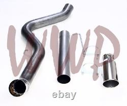 Stainless 4 Filter Back Exhaust 11-15 GM 2500/3500 Duramax 6.6L V8 Turbo Diesel