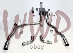 Stainless Dual CatBack Exhaust System For 11-14 Ford F150 3.5L Ecoboost Pickup