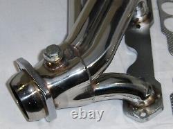 Stainless Small Block Chevy GMC 1500 2500 3500 Shorty Truck Exhaust Headers