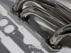 Stainless Small Block Chevy GMC 1500 2500 3500 Shorty Truck Exhaust Headers