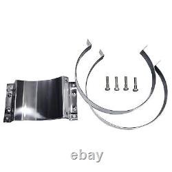 Stainless Steel 15 Truck Air Cleaner vortox style strap mount Peterbilt 379 389