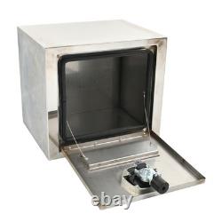 Stainless Steel 18X14X16 Underbody Truck Tool Box Trailer Pickup Toolbox