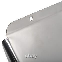 Stainless Steel 24? X24? Quarter Fender For Semi Truck Freightliner Peterbilt VNL