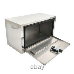 Stainless Steel 30X14X16 Underbody Truck Tool Box Trailer Pickup Toolbox
