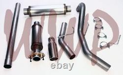 Stainless Steel 3 Cat Back Exhaust Muffler System 15-19 Ford F150 5.0L V8 Truck