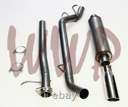 Stainless Steel 3 Cat Back Exhaust System 15-16 Chevy Colorado/GMC Canyon Truck