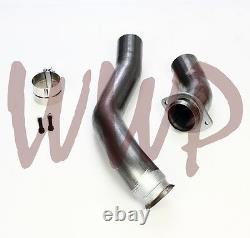 Stainless Steel 4 Turbo Exhaust Downpipe 08-10 Ford F250/F350 6.4L Diesel Truck