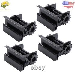 Stainless Steel 4pcs Trailer Track Slider Winch Flatbed Semi Truck 5500lbs